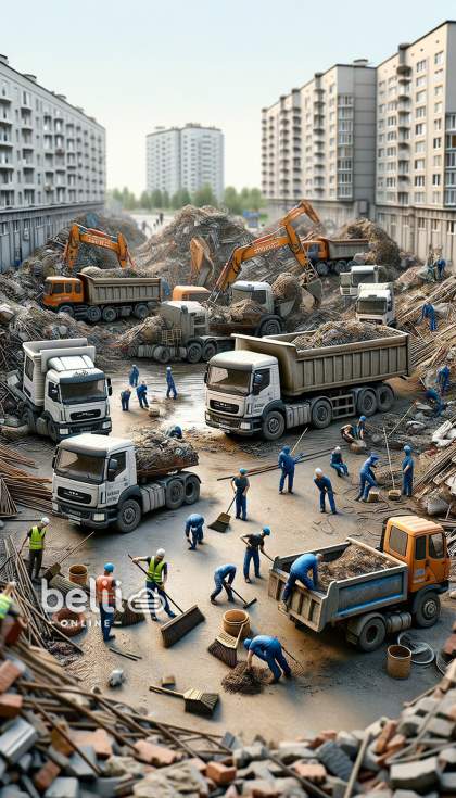 Вывоз мусора в минске от профессионалов. Грузчики