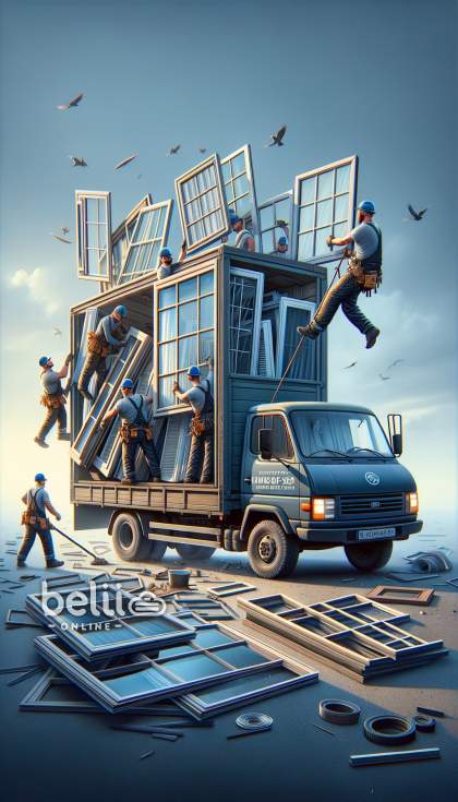 Вывоз старых окон в городе минск